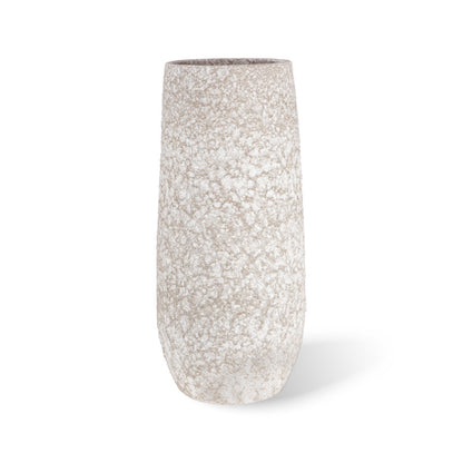 Saba Vase weiss-beige
