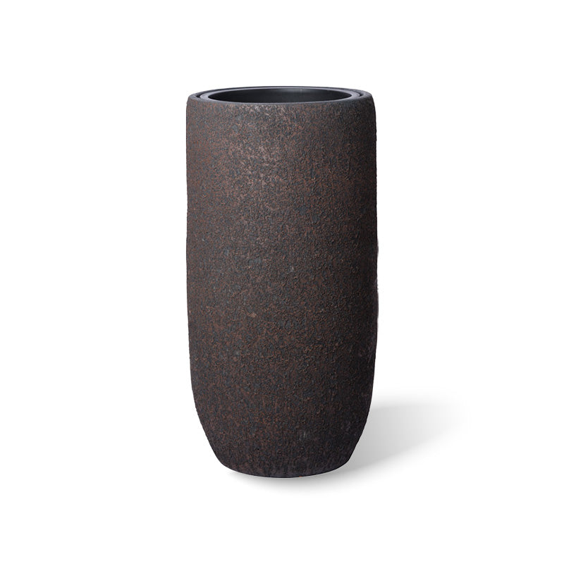 Elba Vase brown-rusty