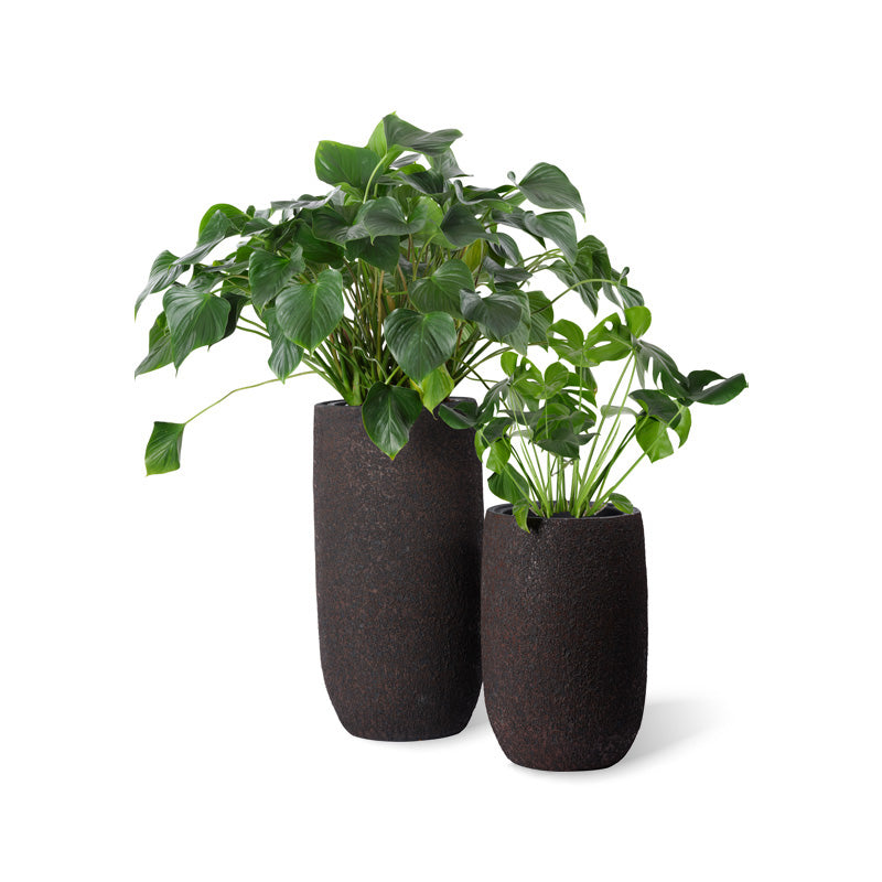 Elba Vase brown-rusty