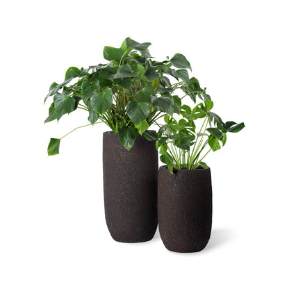 Elba Vase brown-rusty