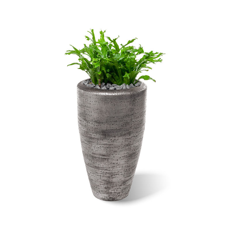 Java Vase silber