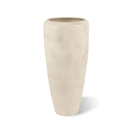 Java Vase weissgold