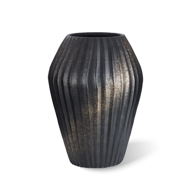 Morea Vase black-gold