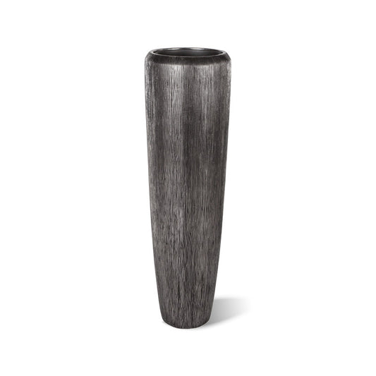 Palau Vase dunkelsilber