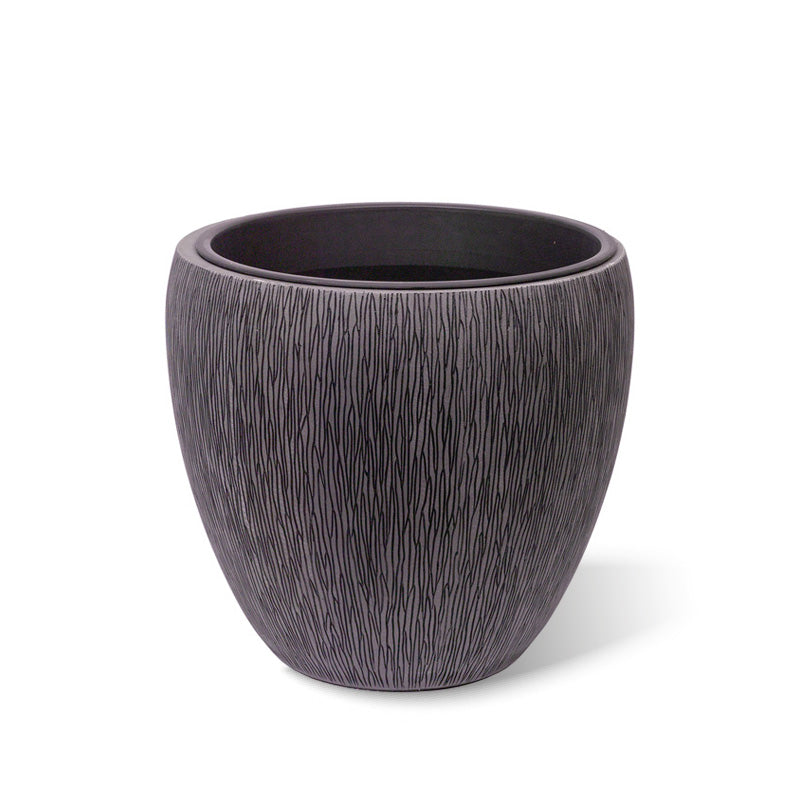 Samoa Topf grau-schwarz