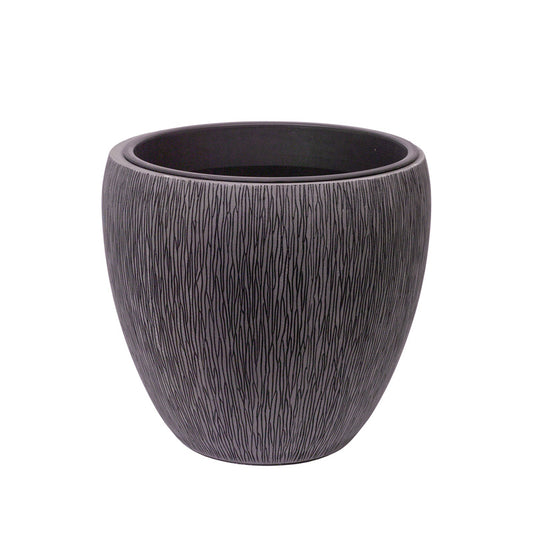 Samoa Topf grau-schwarz