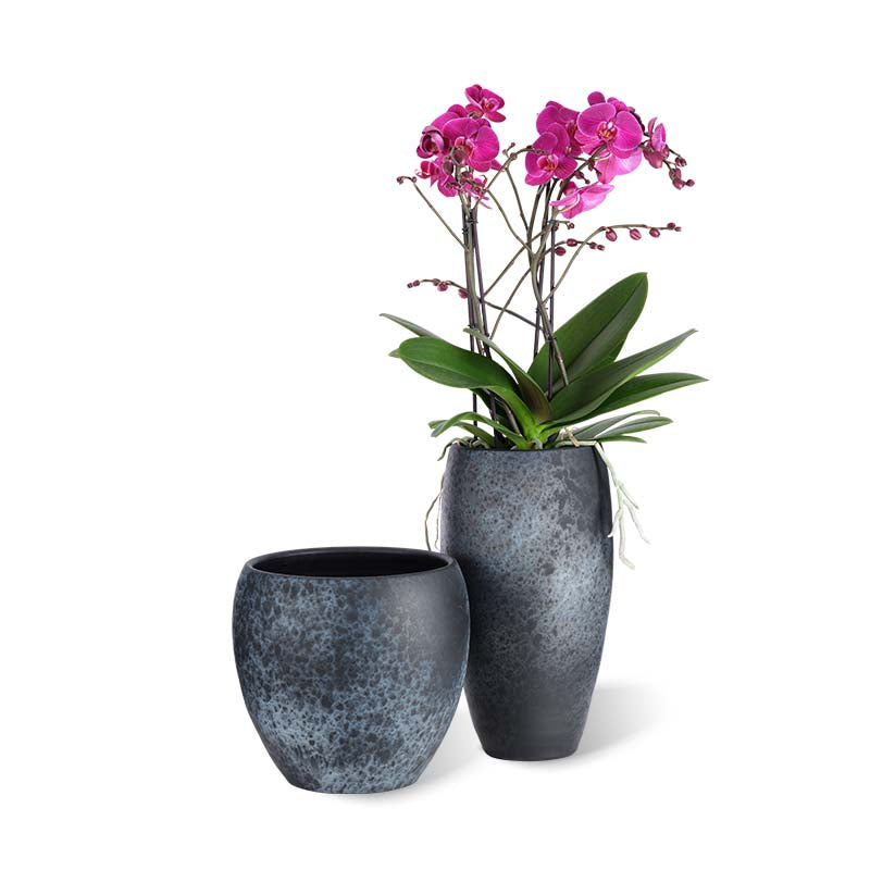 Faial Vase schwarz