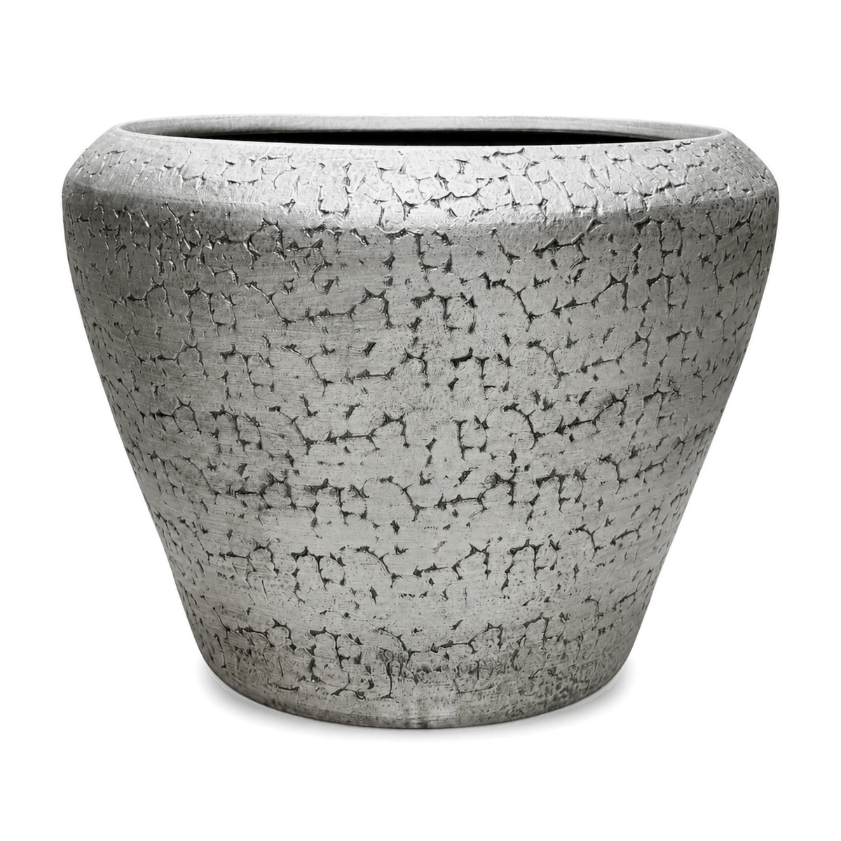 Java Topf silber
